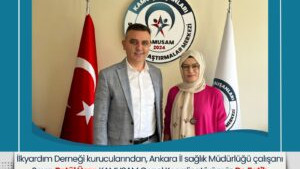 KAMUSAM Genel Koordinatörü Dr. Fatih Seyran’a İlkyardım Derneği Kurucularından Betül Üçer’den Ziyaret