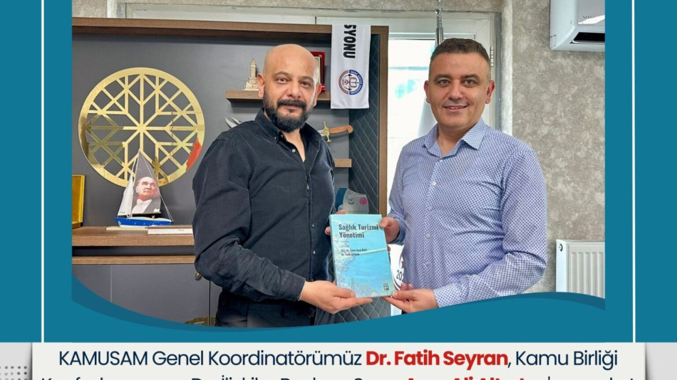 KAMUSAM Genel Koordinatörü Dr. Fatih Seyran’dan Aras Ali Altıntaş’a Ziyaret