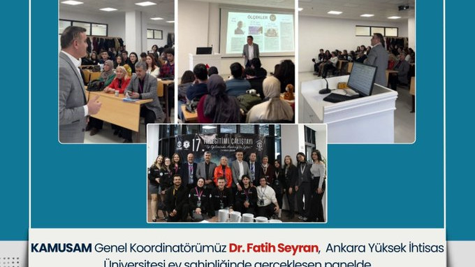 KAMUSAM Genel Koordinatörü Dr. Fatih Seyran, Tıp Fakültesi Öğrencileriyle Buluştu