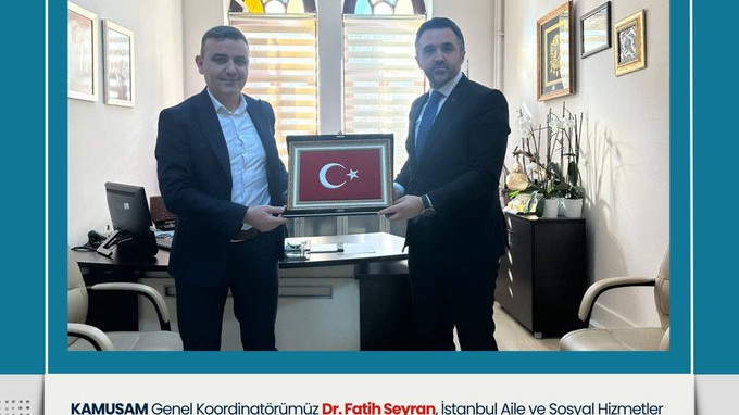 KAMUSAM’dan İstanbul Aile ve Sosyal Hizmetler İl Müdürü Ömer Turan’a Ziyaret