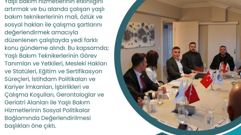 Genç Sağlık Sendikası Yaşlı Bakım Teknikerleri Çalıştayı KAMUSAM’da Başarıyla Tamamlandı!