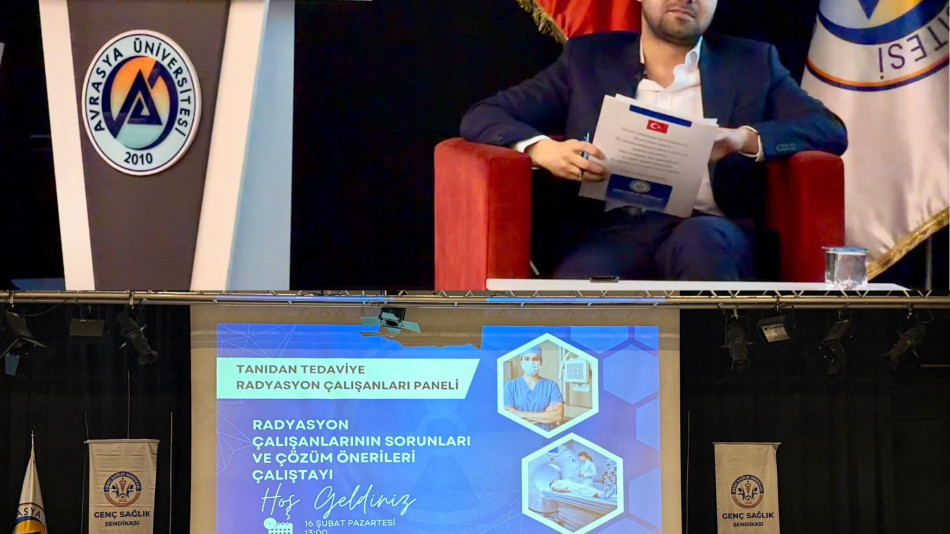 KAMUSAM BAŞKANI ÇİTFÇİOĞLU AVRASYA ÜNİVERSİTESİ “Tanıdan Tedaviye Radyasyon Çalışanları Paneline” KATILIM SAĞLADI